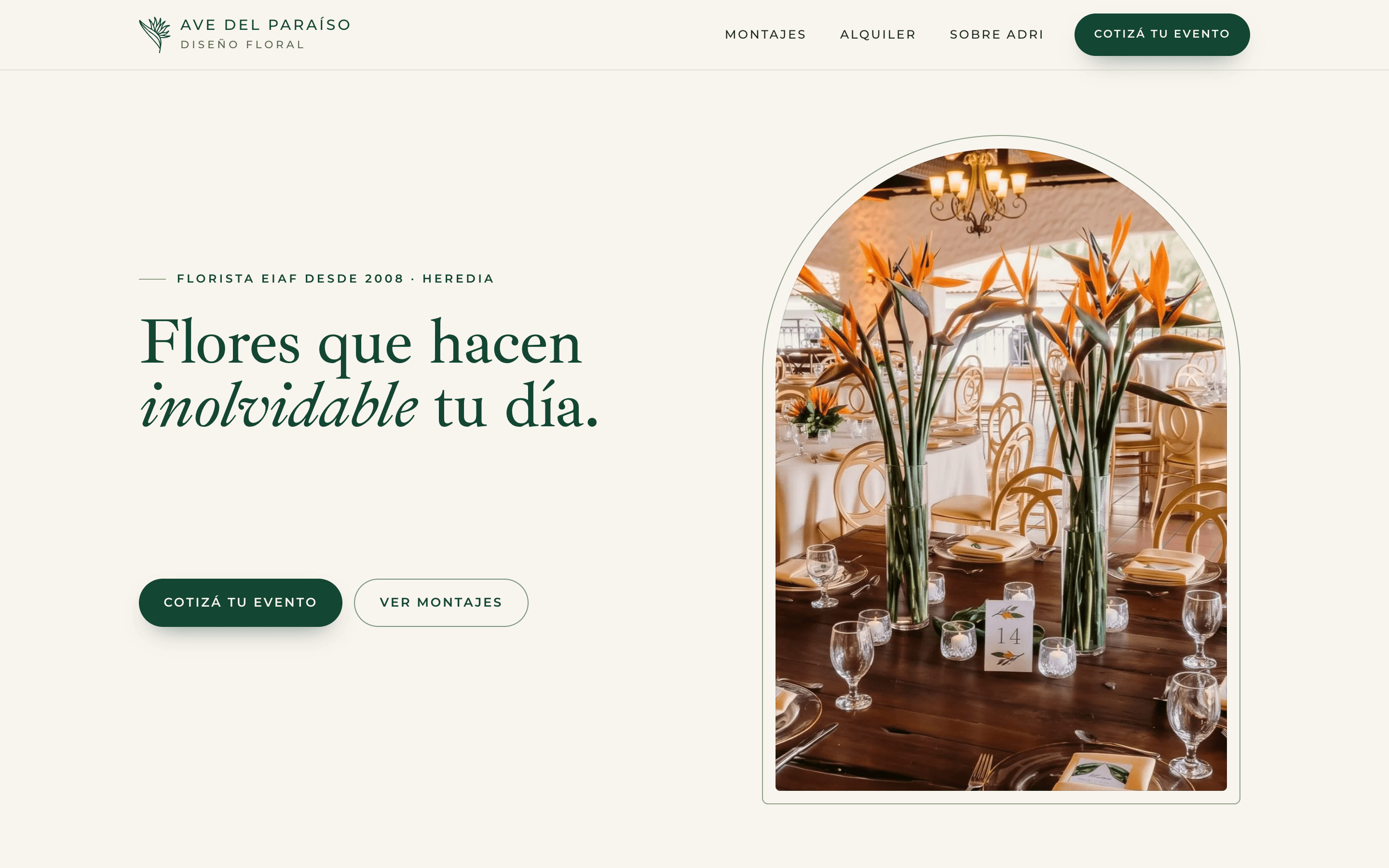 Vista previa: Diseño Floral Ave del Paraíso