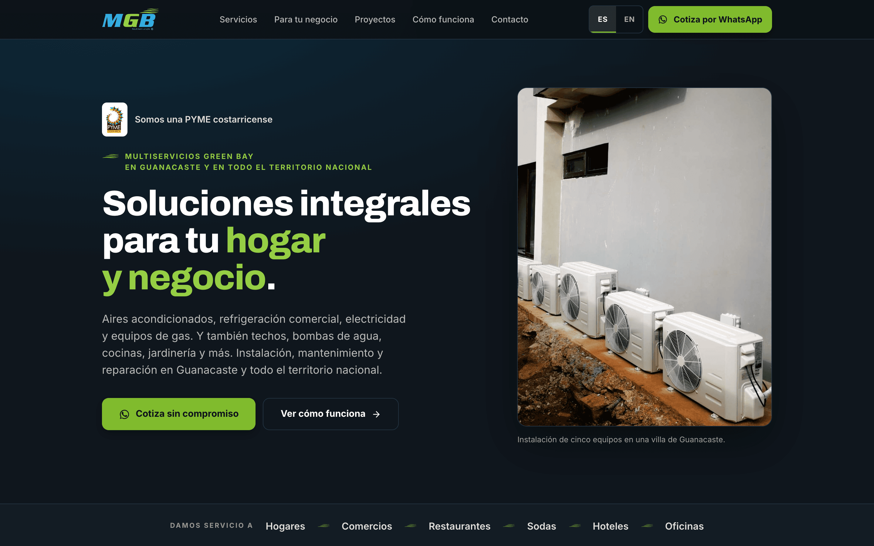 Vista previa: Multiservicios Green Bay